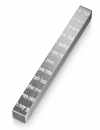 Adi Sidler Etched Shema Yisrael Mezuzah Case - Dark Gray