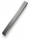 Adi Sidler Mezuzah Case, Brushed Aluminum with a Crown-Shin Cut  Gray