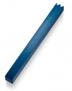 Adi Sidler Mezuzah Case, Brushed Aluminum with a Crown-Shin Cut  Teal