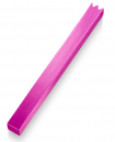 Adi Sidler Mezuzah Case, Brushed Aluminum with a Crown-Shin Cut  Pink