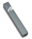 Adi Sidler Mini Mezuzah Case, Three Lettered Hebrew Divine Name - Gray