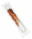 Glass Mezuzah with Abstract Earth color Design