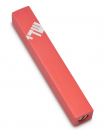 Adi Sidler Mini Mezuzah Case, Three Lettered Hebrew Divine Name - Red