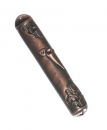 Red Pewter Mezuzah