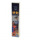 Dorit Judaica Lucite Mezuzah Case Colorful Aluminum Print - Jerusalem and Doves