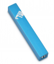 Adi Sidler Mini Mezuzah Case, Three Lettered Hebrew Divine Name - Turquoise