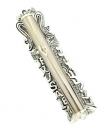 Jerusalem letter Silver Plated Mezuzah