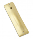 Anat Basanta Contemporary Brass Mezuzah Case, Small  4.8 Height