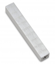 Adi Sidler Mini Mezuzah Case, Decorative Shema Words - Silver