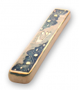 Art in Clay Handmade Ceramic Mezuzah Case - Pomegranate Design