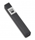 Adi Sidler Mini Mezuzah Case, Crown Shin Design - Black