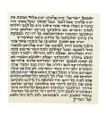 Large Ashkenaz Version Mezuzah Scroll