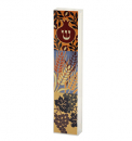 Dorit Judaica Lucite Mezuzah Case Colorful Aluminum Print - Seven Species