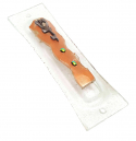 Rust Color Glass Mezuzah Case