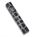 Black Jerusalem Stone Mezuzah Case Shin Made in Israel