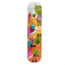 Yair Emanuel - Large Hand Painted Wood Mezuzah Case, Dove over Jerusalem