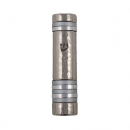 Yair Emanuel Hammered Aluminum Silver Mezuzah Case - Silver Bands