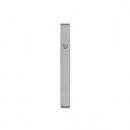 Yair Emanuel Matte Metal Mezuzah Case with Shin Letter - White