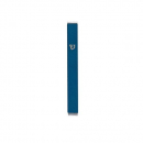 Yair Emanuel Matte Metal Mezuzah Case with Shin Letter - Blue