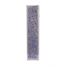 Yair Emanuel Wide Mezuzah Case, Cutout Pomegranates and Flowers - Purple