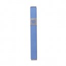 Yair Emanuel Stainless Steel Mezuzah Case, Cutout Shin Letter -  Turquoise