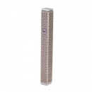 Yair Emanuel Mezuzah Case, Cutout Stars of David - Purple