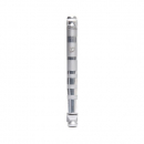 Yair Emanuel Anodized Aluminum Cylinder Mezuzah Case, Stripes - Silver