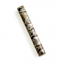 Mezuzah Case, Gold and Gray Wave Design with Gold - for 12 cm or a 15 cm Scroll