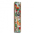 Yair Emanuel Large Hand Painted Wood Mezuzah Case - Forest Scene