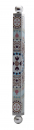 Dorit Judaica Aluminum Mezuzah Case - Colorful Oriental Design