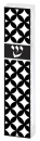 Dorit Judaica Contemporary Style Mezuzah Case - Black and White Diamond Design