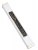 White Aluminum Mezuzah Case Elongated Shin - Grape Clusters