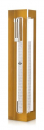 Dorit Judaica Clear Acrylic Mezuzah Case, Gold Frame - Gold or Silver Shin