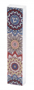 Dorit Judaica Lucite Mezuzah Case, Lively Flowers - Colorful