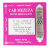 Silver Color Car Mezuzah with Star of David