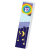 Dorit Judaica Childrens Lucite Mezuzah Case Colorful Print - Moon and Stars