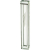 Transparent Glass Mezuzah Case with Silver Shin - Choose 12 or 20 cm Scroll