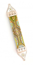 Oriental Green Mezuzah - Ester Shahaf