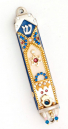 Star of David Design Pewter Mezuzah by Ester Shahaf