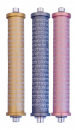 Agayof Cylinder Mezuzah Case with Shema Prayer, Light Colors - 5 Inches Height