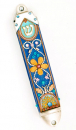 Orange Flower Mezuzah Case - Ester Shahaf