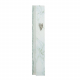 Glass+Mezuzah+Case+with+White+and+Gray+Marble+Design