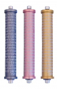 Agayof Cylinder Mezuzah Case with Shema Prayer, Light Colors - 4 Inches Height