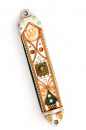 Spring Design Pewter Mezuzah by Ester Shahaf