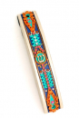 Curved Pewter Mezuzah Case by Ester Shahaf