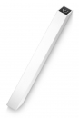 Adi Sidler Shin on Top of Smooth Mezuzah Case - White