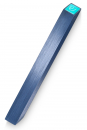 Adi Sidler Shin on Top of Smooth Mezuzah Case - Blue