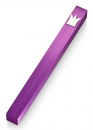 Adi Sidler Silver Crown Smooth Mezuzah Case - Purple