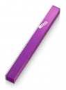 Adi Sidler Slanted Shin Letter on Edge of Mezuzah Case - Purple