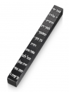 Adi Sidler Etched Shema Yisrael Mezuzah Case - Black